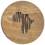 Africa Coasters/Big 5 Wine Glass Charms Combo in Box