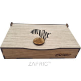 Africa Coasters/Big 5 Wine Glass Charms Combo in Box