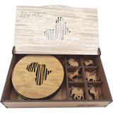 Africa Coasters/Big 5 Wine Glass Charms Combo in Box