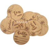 Baby Milestones Photo Props in Wooden Box