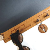 Cloud Chalkboard with Sunglasses and Key Holder