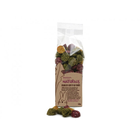 Naturals Grainless Herb & Veg Drops 140g