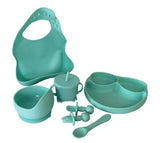 7pc Silicone Baby Feeding Set