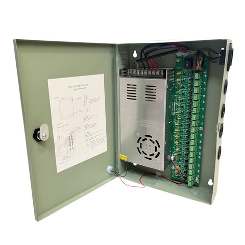 PD Power 18CH PSU 12V 25A PTC