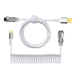 REDRAGON CABLE AVIATOR COILED CABLE – WHITE