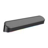 REDRAGON 2.0 Sound Bar ADIEMUS 2 x 3W RGB USB|Aux PC Gaming Speaker – Black