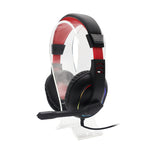 REDRAGON Over-Ear ARES Aux RGB Gaming Headset – Black