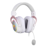 REDRAGON OVER-EAR ZEUS-X WIRELESS RGB HEADSET – WHITE