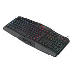 REDRAGON HARPE Membrane|RGB Backlit|12 Multimedia Keys|19 Non-Conflict Gaming Keyboard – Black