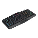 REDRAGON HARPE Membrane|RGB Backlit|12 Multimedia Keys|19 Non-Conflict Gaming Keyboard – Black