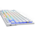 REDRAGON HORUS 87KEY RGB LED SUPER-SLIM ALU FRAME – White