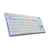 REDRAGON HORUS 87KEY RGB LED SUPER-SLIM ALU FRAME – White