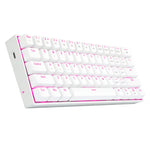 REDRAGON DRAGONBORN Wired Mechanical Keyboard Red LED 67Key Design – White