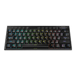 REDRAGON Noctis Pro 61Key Wireless Bluetooth Red Switch RGB Low Profile Gaming Mechanical Keyboard – Black