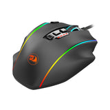 REDRAGON PERDICTION 4 12400DPI RGB MMO Ergo Gaming Mouse – Black