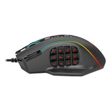 REDRAGON PERDICTION 4 12400DPI RGB MMO Ergo Gaming Mouse – Black