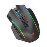 REDRAGON PERDITION PRO 16000DPI RGB Wireless MMO Ergo Gaming Mouse – Black