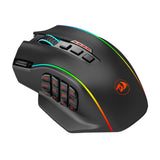 REDRAGON PERDITION PRO 16000DPI RGB Wireless MMO Ergo Gaming Mouse – Black