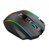 REDRAGON PERDITION PRO 16000DPI RGB Wireless MMO Ergo Gaming Mouse – Black