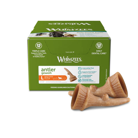 Whimzees Large Antler Assortment Box (22pc)