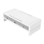 ORICO 14cm Desktop Monitor Stand with Drawers – White