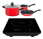 Mellerware 5 Piece Capri Induction Cooker And Pot Set Bundle