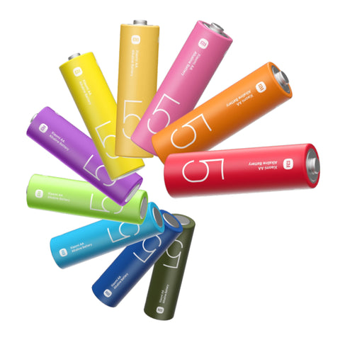 XIAOMI AA RAINBOW BATTERY 10 PACK