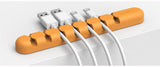 ORICO 7 Slot Desktop Cable Clip – Orange