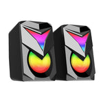 REDRAGON 2.1 Satellite Speaker TOCCATA RGB Gaming Speaker – Black - Reddy Set Go