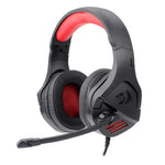 REDRAGON Over-Ear THESEUS Aux Gaming Headset – Black - Reddy Set Go