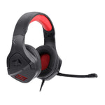 REDRAGON Over-Ear THESEUS Aux Gaming Headset – Black - Reddy Set Go