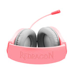 REDRAGON Over-Ear HYLAS RGB Gaming Headset – Pink - Reddy Set Go