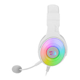 REDRAGON Over-Ear PANDORA USB (Power Only) RGB Gaming Headset – White - Reddy Set Go