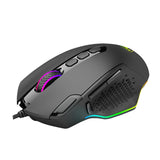 T-Dagger Battle 8000DPI 10 Button|180cm Cable|RGB Backlit Gaming Mouse – Black