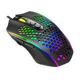 T-Dagger HONEYCOMB RGB Gaming Mouse – Black