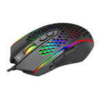 T-Dagger HONEYCOMB RGB Gaming Mouse – Black