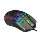 T-Dagger HONEYCOMB RGB Gaming Mouse – Black