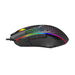 T-Dagger HONEYCOMB RGB Gaming Mouse – Black