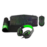 T-Dagger Legion 4in1 Gaming Combo – Black/Green