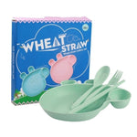 Wheat Straw Peppa Pig Plate for Toddlers - Reddy Set Go