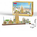Cityline 3D Puzzle - Barcelona - Reddy Set Go