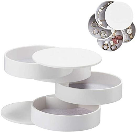 Compact Rotating Jewellery Organizer - Reddy Set Go