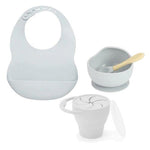 Silicone Baby Feeding Set 4PC - Assorted Colours - Reddy Set Go