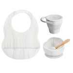 Silicone Baby Feeding Set 4PC - Assorted Colours - Reddy Set Go